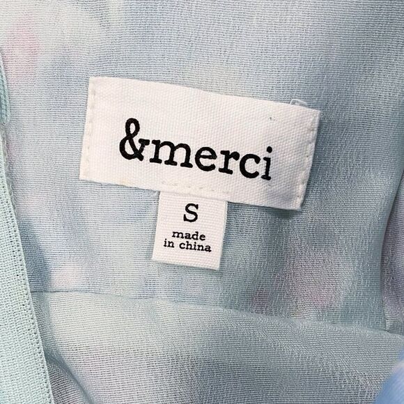 &Merci Ruffle Sleeve Babydoll Dress Women’s Small Floral Flowy Cottagecore - Picture 3 of 12